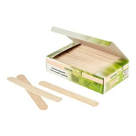 NatureStar hars en wax tong spatels dispenserdoosje 100 stuks - 38862