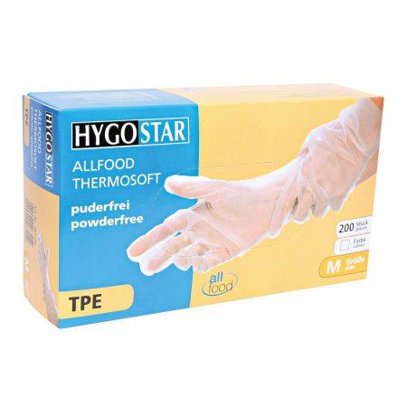 Hygostar TPE handschoenen transparant Allfood Thermosoft