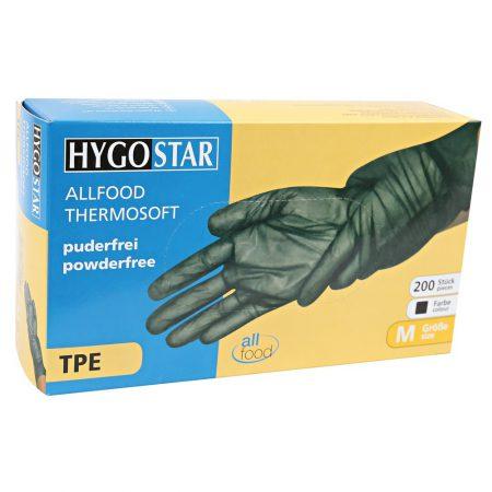 Hygostar TPE handschoenen zwart Allfood Thermosoft 263168 – 263158 – 263118 – 263108