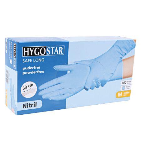 Hygostar nitril handschoenen blauw Safe Long