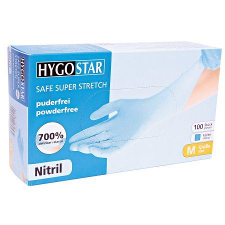 Hygostar nitril handschoenen blauw Safe Superstretch 261781 – 261681 – 261581- 261181 – 261081